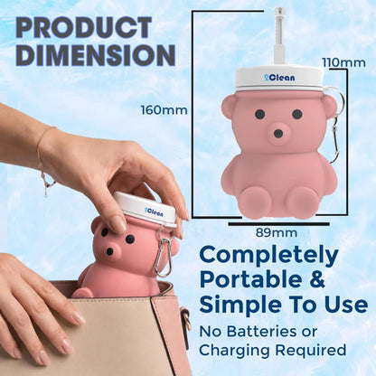 Product Dimensions - 160mm by 89mm, Collapsible to 110mm, No Batteries Required