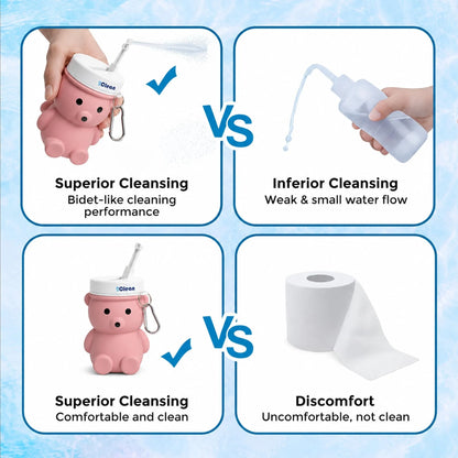 2Clean Bear Bidet Cleansing Comparison Chart