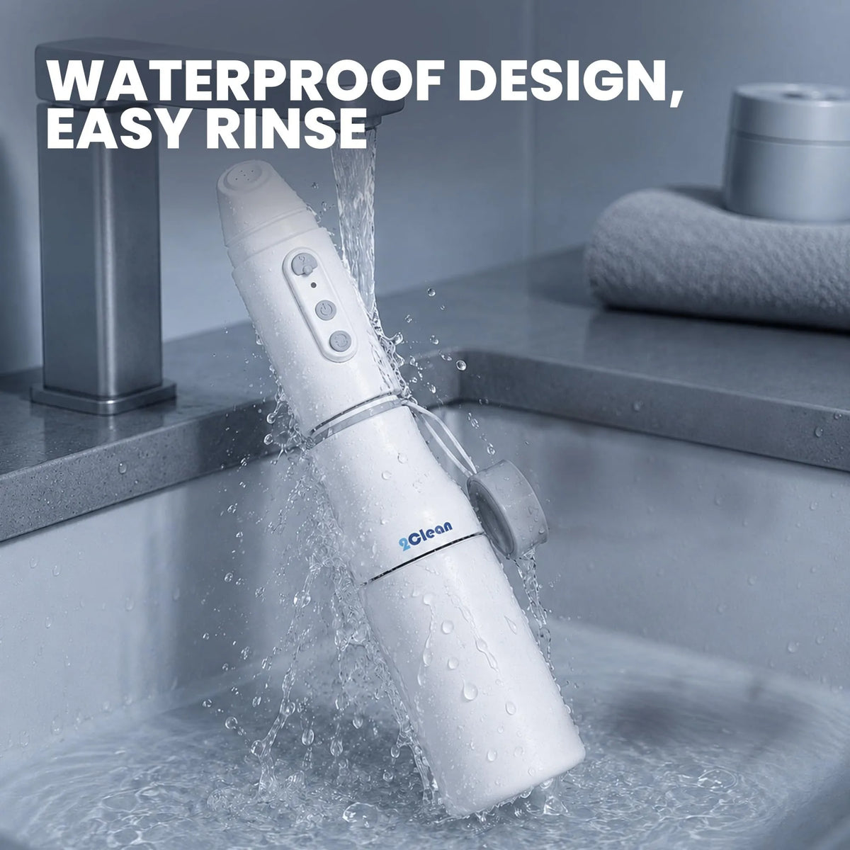 Waterproof Design - Easy Rinse Under Sink Faucet